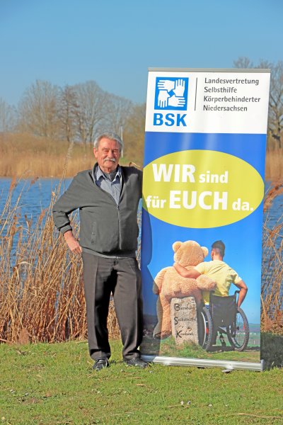 Hans-Werner Eisfeld von der Landesvertretung des BSK ist für Sie da! (Fotohinweis: Hartmut Fürch)