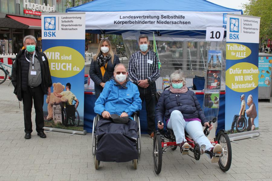 Ehrenamtliches Engagement für Menschen mit Behinderungen - Die BSK-Landesvertreung beim Selbsthilfetag in Hannover (Foto: Eisfeld)