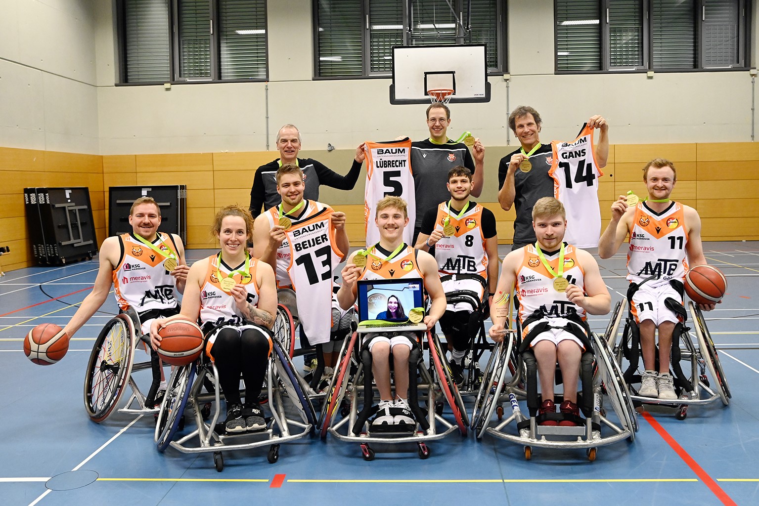 So sehen Sieger aus. Das Team von Hannover United (Foto: Debbie Kinsey)