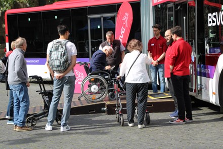 Der Rollstuhl-Test fand großen Anklang